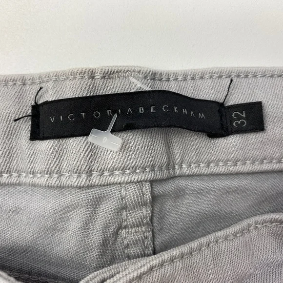 Victoria Beckham Gray Denim Ankle Skinny Jean Size 32 - Picture 4 of 13